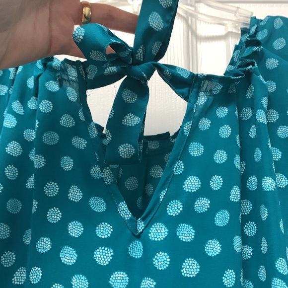 LC Lauren Conrad 100% Polyester Sleeveless Blouse, L - Picture 4 of 12